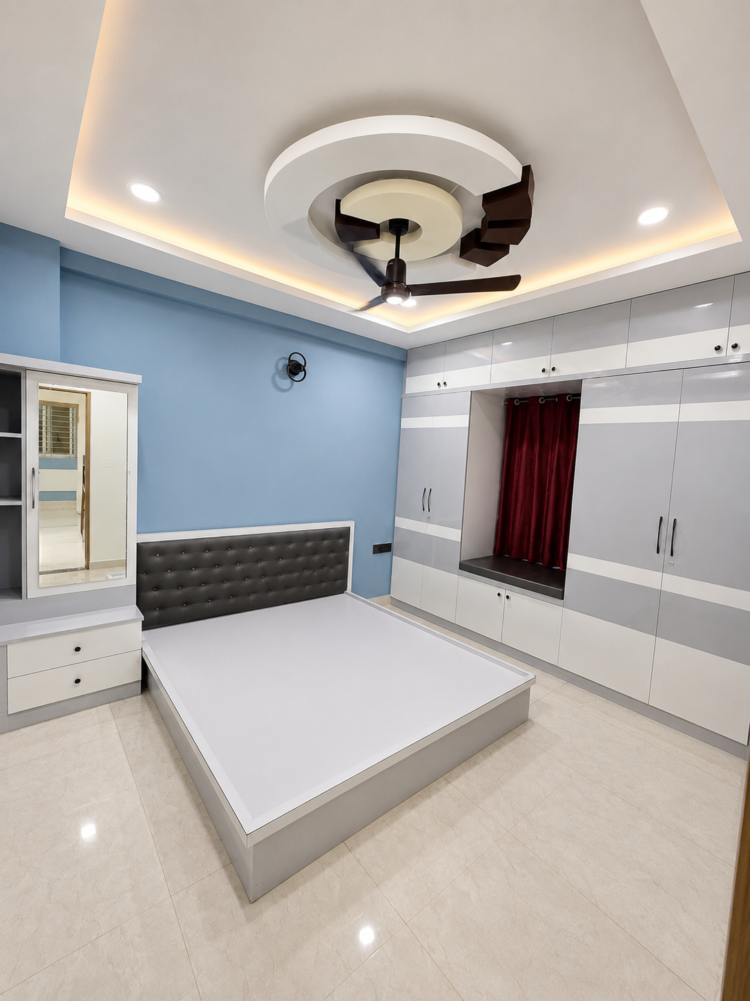 Ajor Interio completed TV unit project